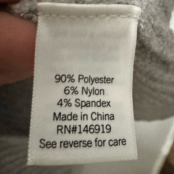 NWT Nine West XXL Sweater Gray Chunky Knit Tunic Longline V-Neck Cabincore Cozy - Picture 11 of 15